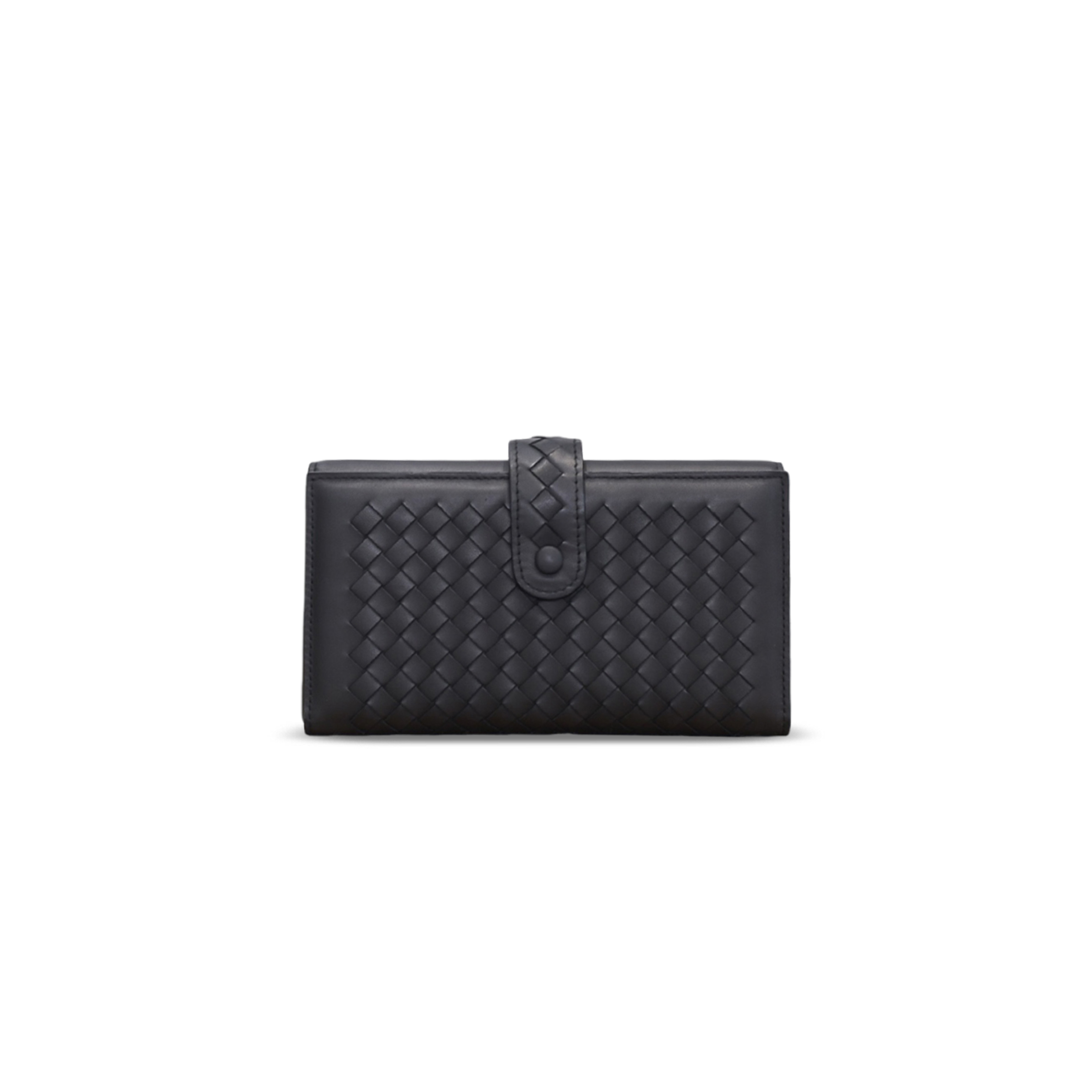 BOTTEGA VENETA INTRECCIATO LONG WALLET (19*11*2cm)